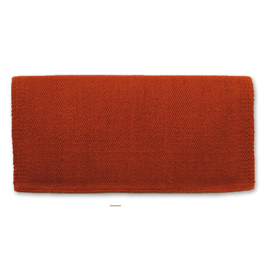 Mayatex San Juan Solid Copper Saddle Blanket 36x34in New Zealand Wool by Mayatex