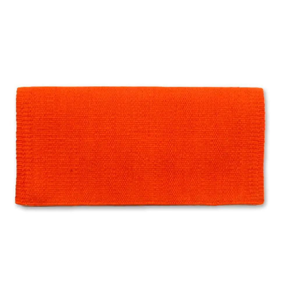 Mayatex San Juan Saddle Blanket 36 By 34 Tangerine New Zealand Wool by Mayatex