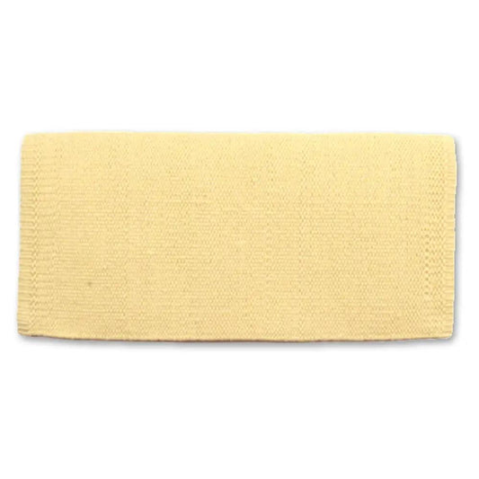Mayatex San Juan Solid Saddle Blanket Lemon Ice New Zealand Wool Poly Core 36 By 34 Inches by Mayatex