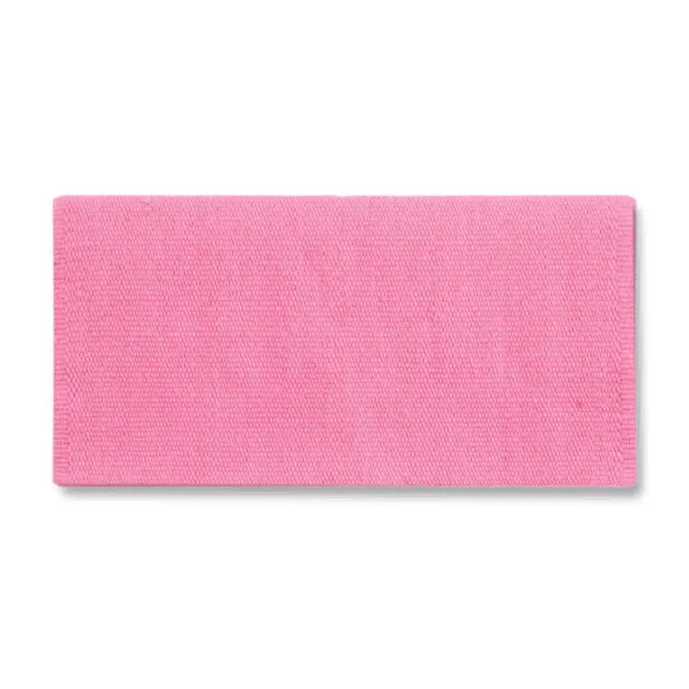Mayatex San Juan Solid Saddle Blanket Sachet Pink 36x34 Pure NZ Wool by Mayatex