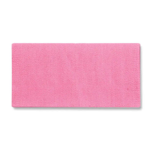Mayatex San Juan Solid Saddle Blanket Sachet Pink 36x34 Pure NZ Wool by Mayatex