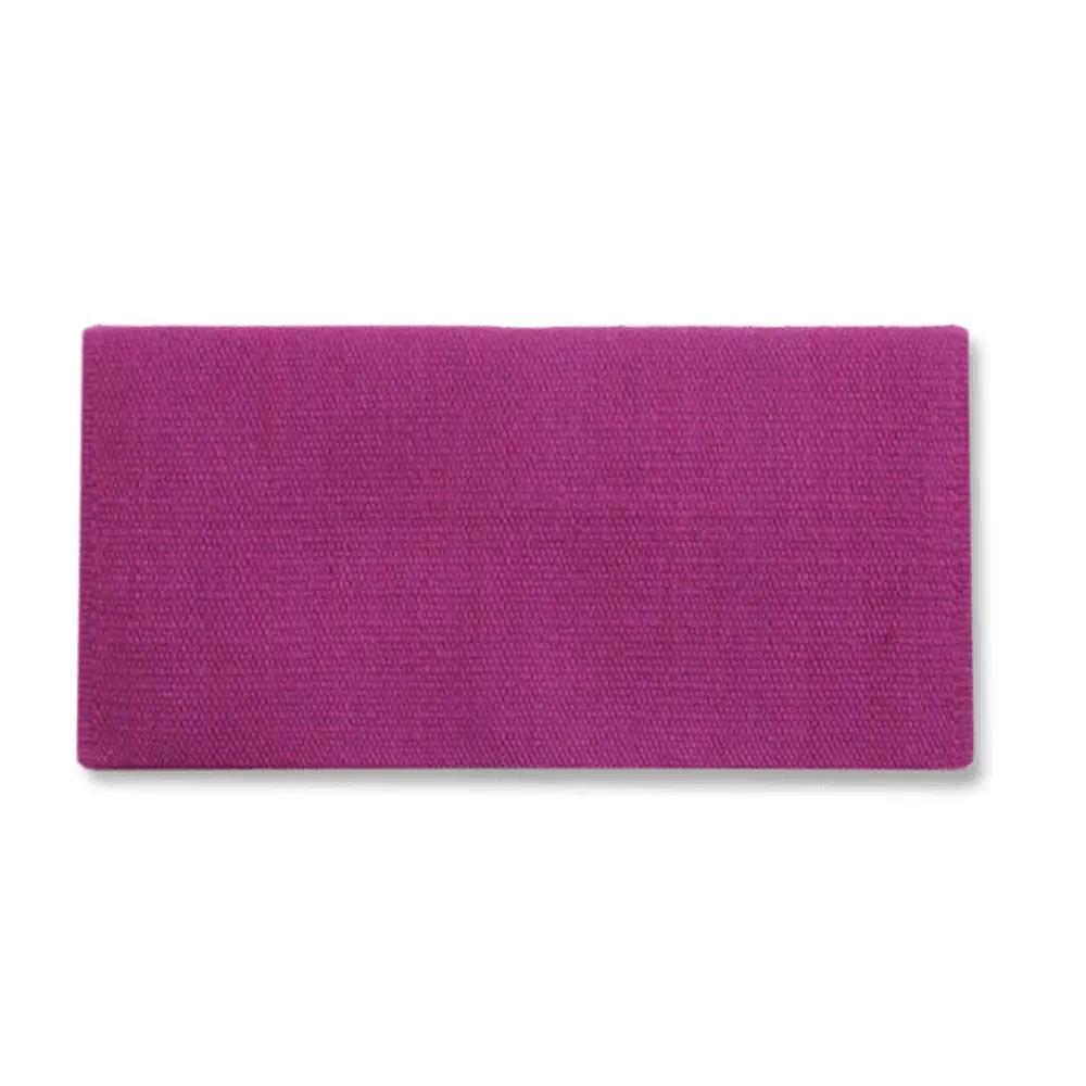 Mayatex San Juan Solid Saddle Blanket Pure NZ Wool Grape Juice 36x34 by Mayatex