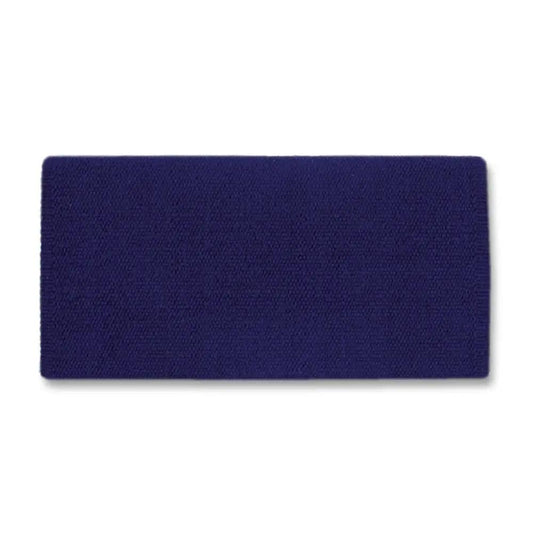 Mayatex San Juan Solid Indigo Saddle Blanket 36x34 New Zealand Wool by Mayatex