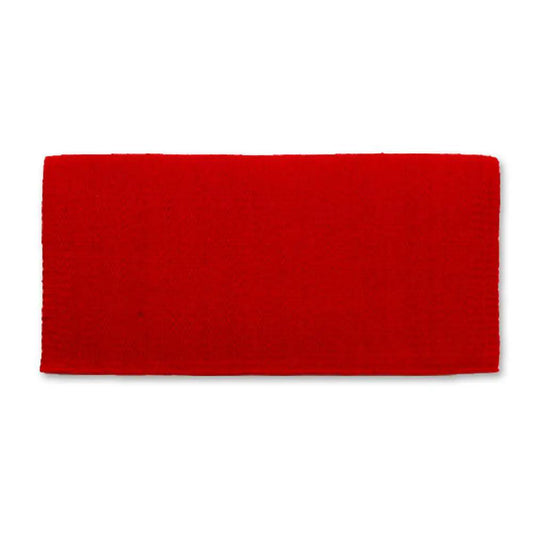 Mayatex San Juan Saddle Blanket Show Red 34x30 Solid New Zealand Wool by Mayatex