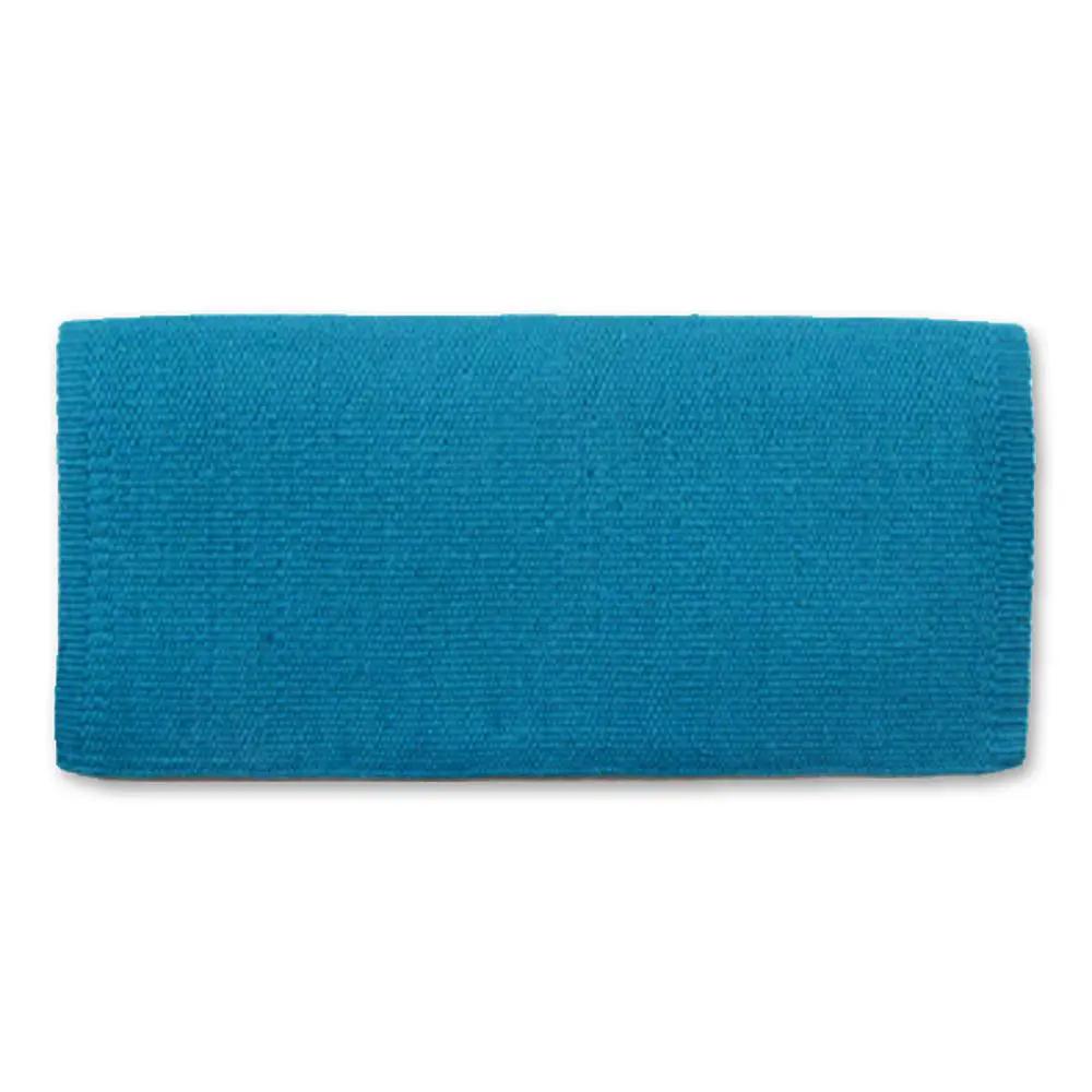 Mayatex San Juan Saddle Blanket Soft Turquoise New Zealand Wool Size 34x30 Perfect Fit by Mayatex