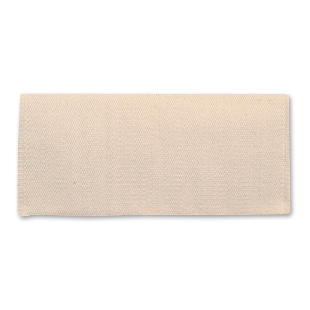 Mayatex San Juan Solid Cream New Zealand Wool Saddle Blanket 38x34 by Mayatex