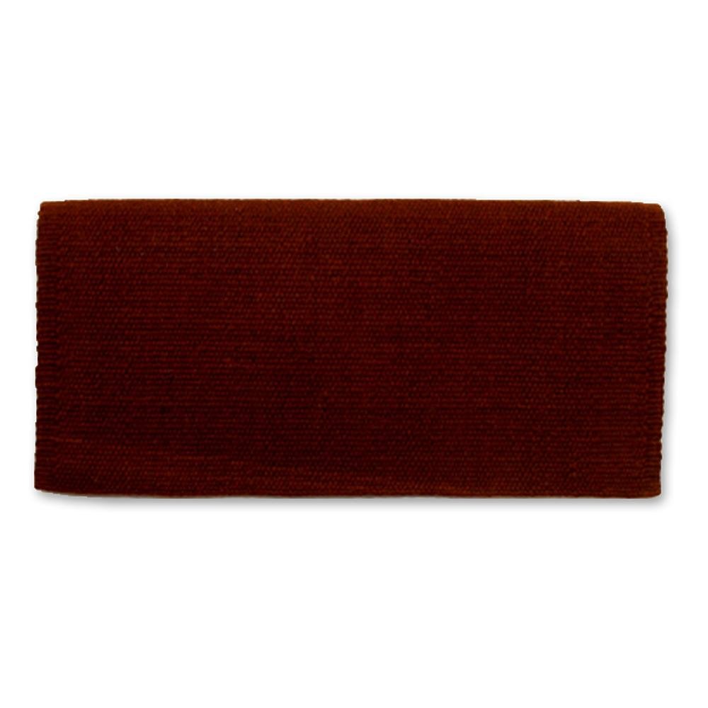 Mayatex San Juan Solid Saddle Blanket Chocolate Brown New Zealand Wool 38x34 Oversized 1314C-24 by Mayatex