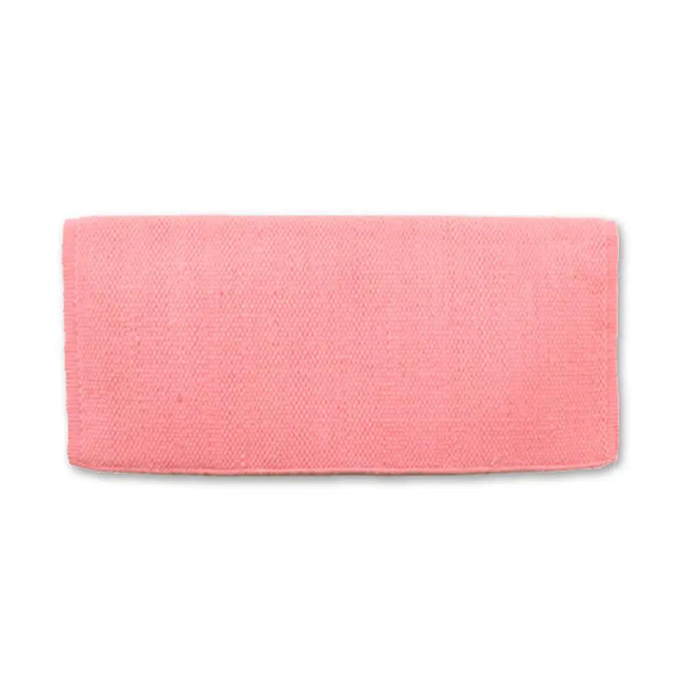 Mayatex San Juan Solid Sweet Pink 38x34 NZ Wool Saddle Blanket by Mayatex
