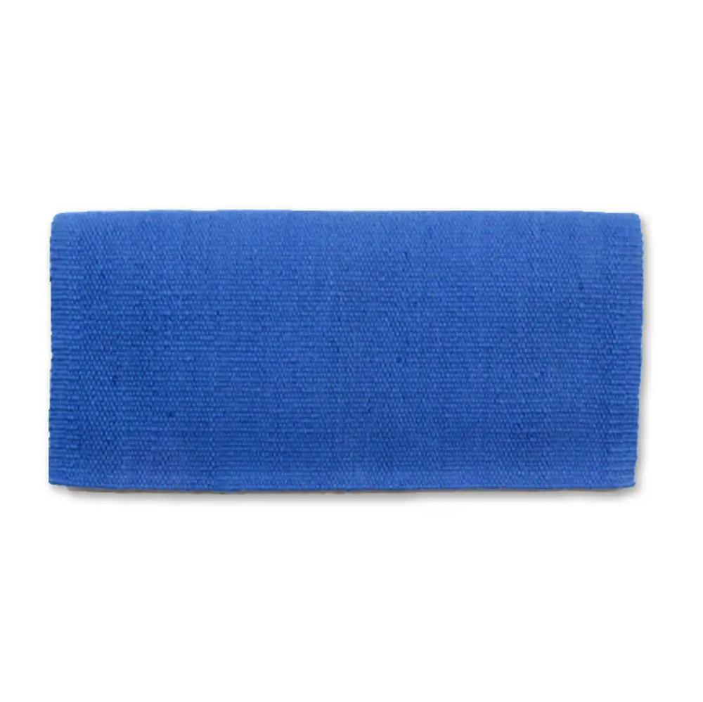 Mayatex San Juan Solid Periwinkle Blue Saddle Blanket 38x34 Fine Wool by Mayatex