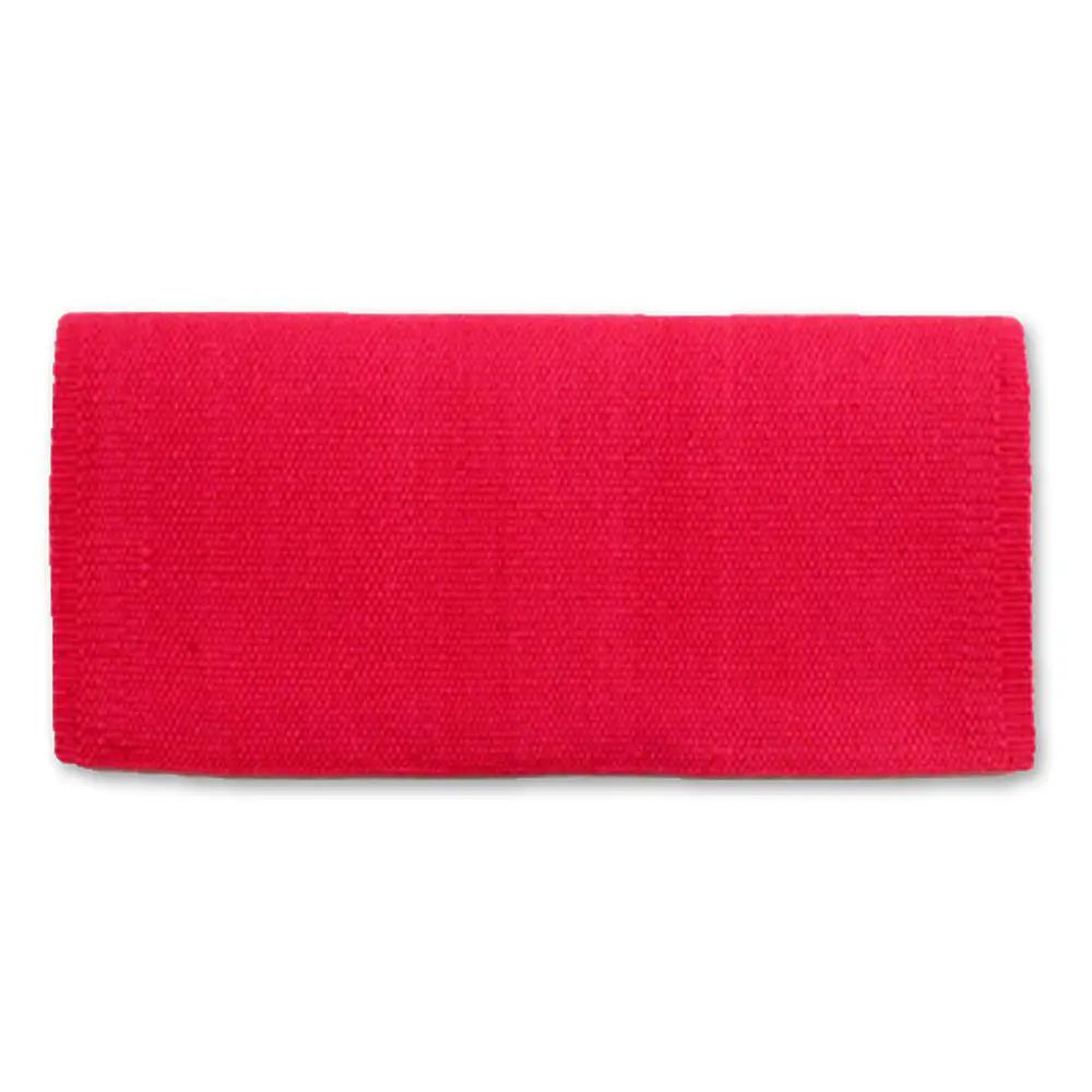 Mayatex San Juan Solid Saddle Blanket Fandango Pink 100 New Zealand Wool Oversized Drop 38 x 34 by Mayatex