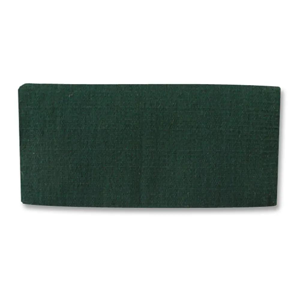 Mayatex San Juan Pony Saddle Blanket NZ Wool Hunter Green 24x24 by Mayatex