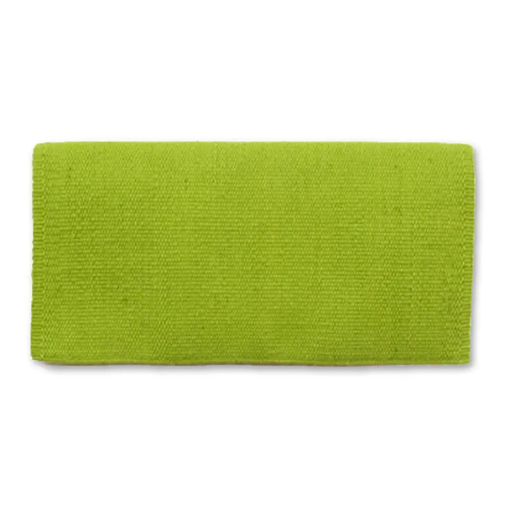 Mayatex San Juan Solid Lime Green Wool Pony Saddle Blanket 24x24 by Mayatex