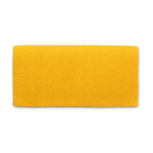 Mayatex San Juan Pony Saddle Blanket 24x24 Buttercup Yellow NZ Wool by Mayatex