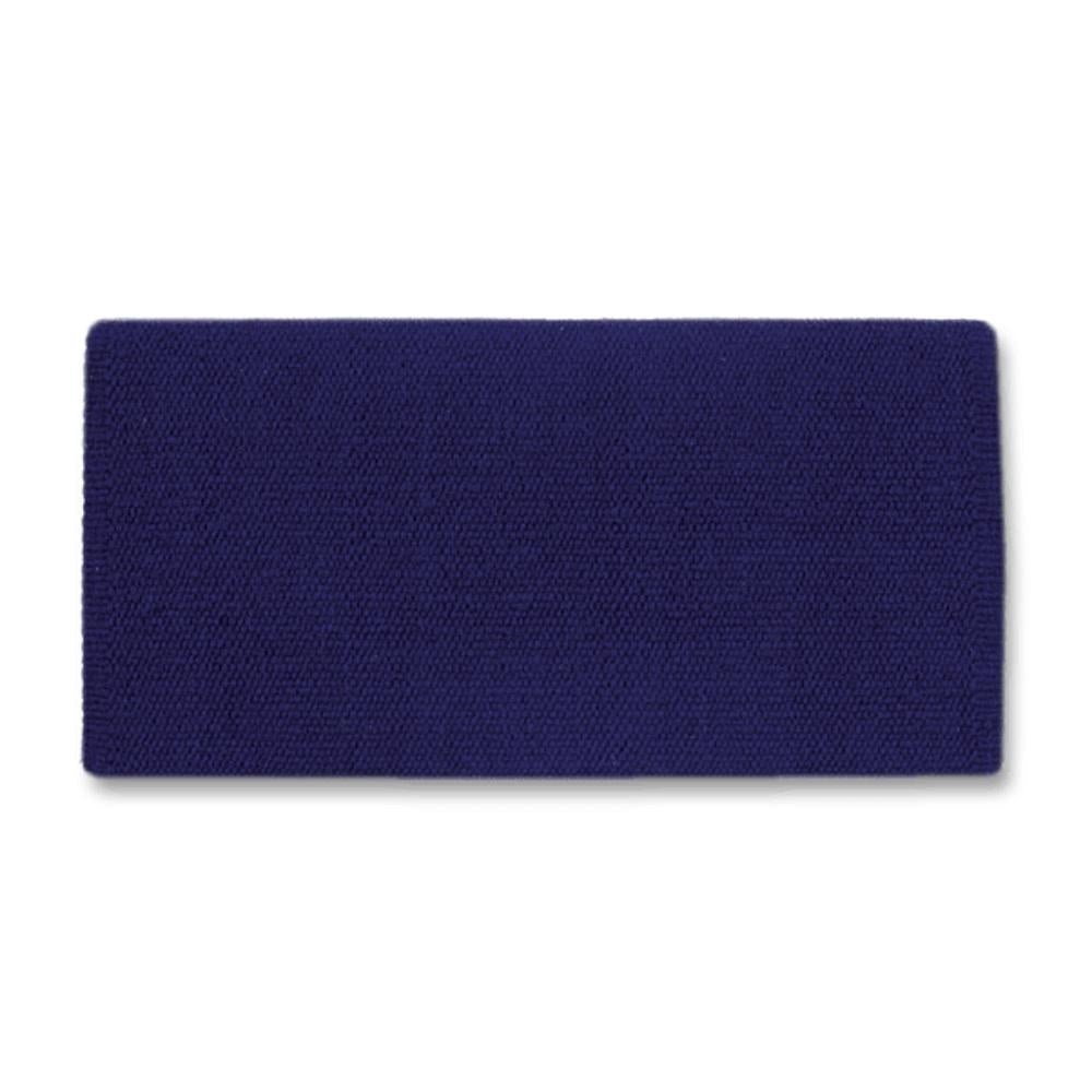 Mayatex San Juan Solid Indigo Saddle Blanket New Zealand Wool 38x34 by Mayatex