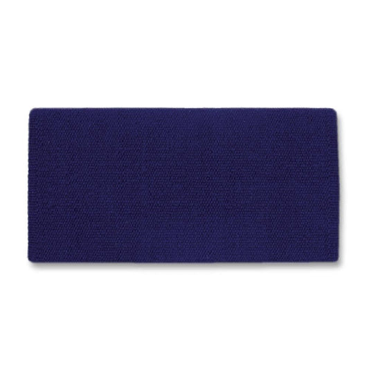Mayatex San Juan Solid Indigo Saddle Blanket New Zealand Wool 38x34 by Mayatex
