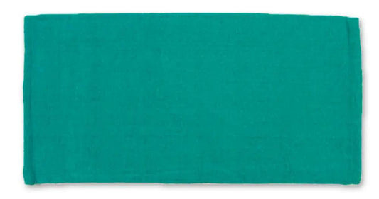 Mayatex Trail Boss Durable Woven Acrylic Saddle Blanket 36x34 Teal by Mayatex