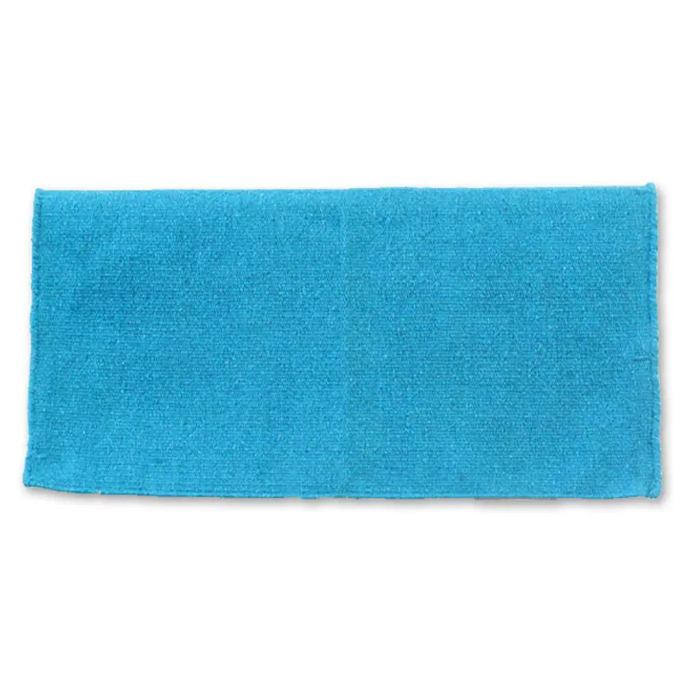 Mayatex Trail Boss Saddle Blanket Turquoise Acrylic Blend Tight Woven Durable 36 By 34 Inches by Mayatex