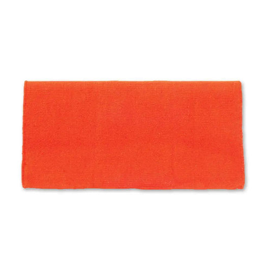 Mayatex Trail Boss Saddle Blanket Acrylic Blend Tangerine 36x34 by Mayatex