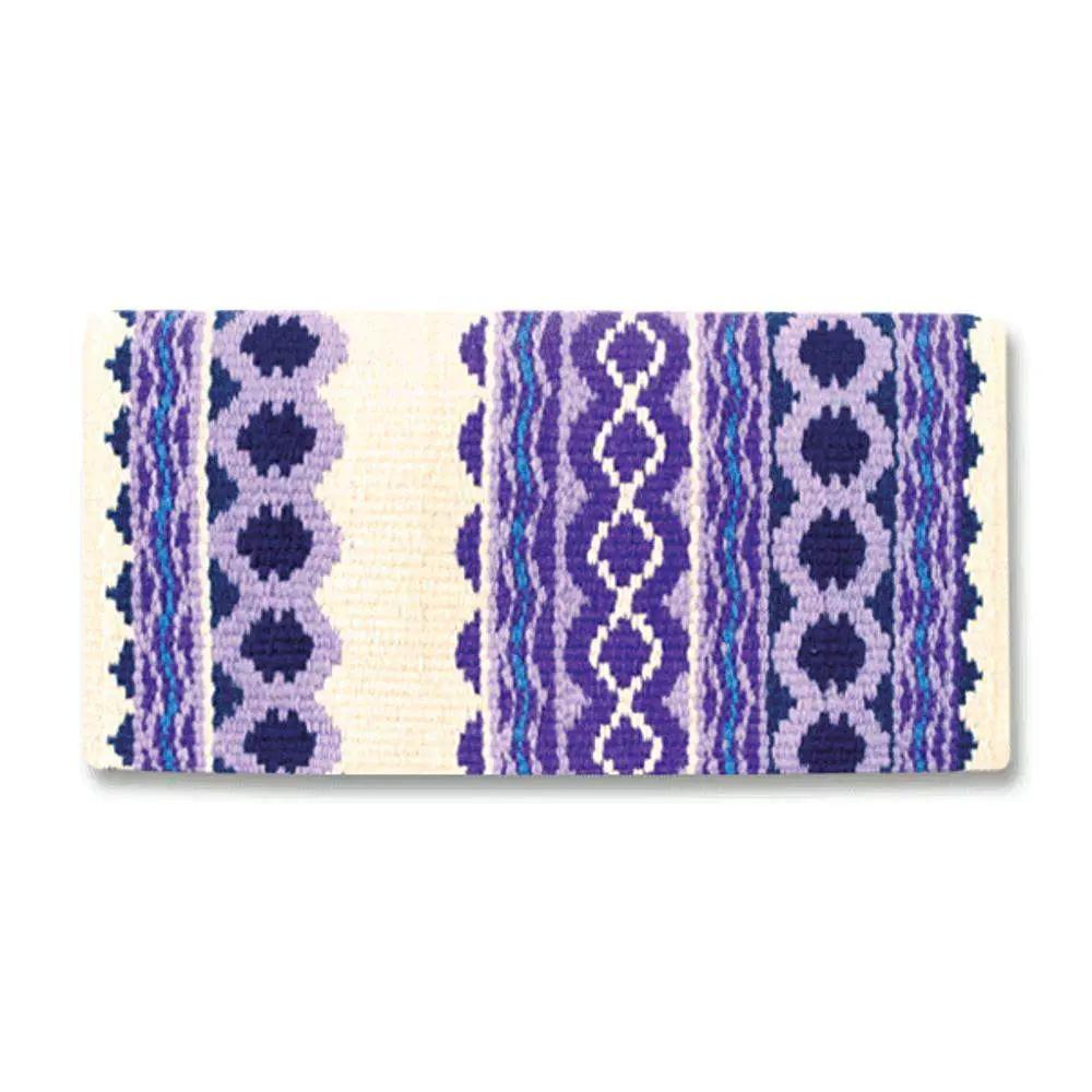 Mayatex Riverland New Zealand Wool Saddle Blanket Vibrant Navajo Pattern 36 by 34 inches by Mayatex