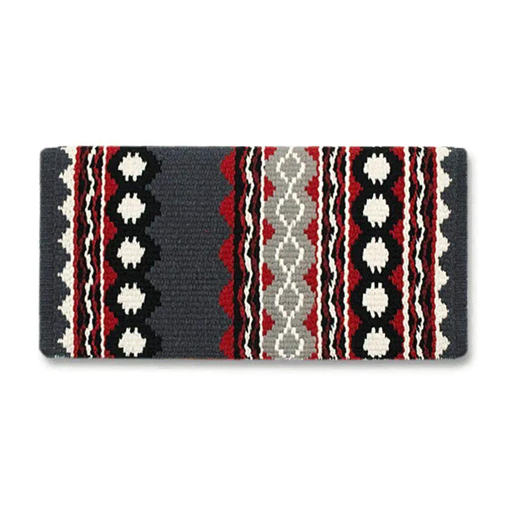 Mayatex Riverland 36x34 New Zealand Wool Saddle Blanket Charcoal by Mayatex