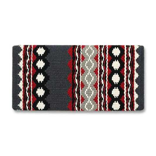 Mayatex Riverland 36x34 New Zealand Wool Saddle Blanket Charcoal by Mayatex