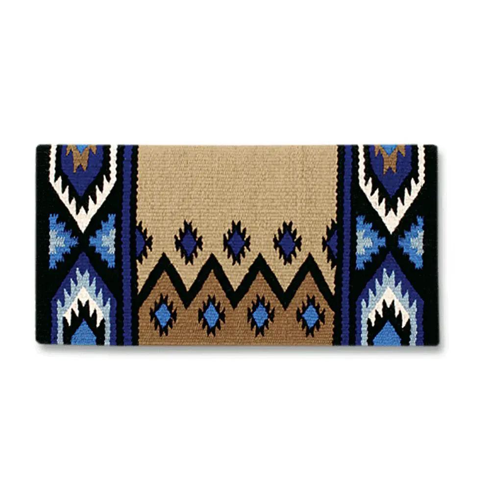 Mayatex New Phoenix 1431-9 Wool Blend Saddle Blanket 38x34 Aztec Navajo Designs Vibrant Colors by Mayatex