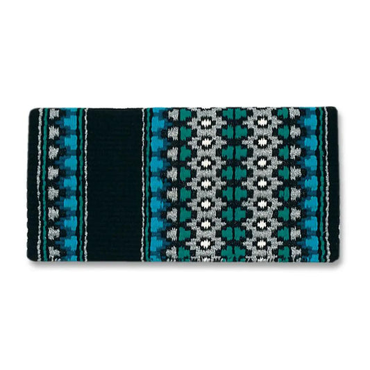 Mayatex Starlight Saddle Blanket 40x34 Inch New Zealand Wool Blend With Navajo Designs by Mayatex