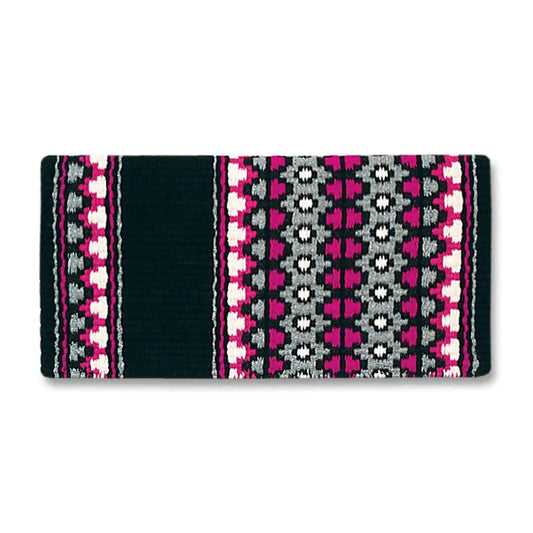 Mayatex Starlight 40x34 Saddle Blanket New Zealand Wool Navajo Design by Mayatex