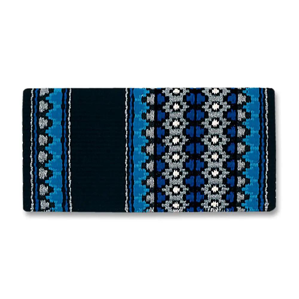 Mayatex Starlight 40x34 Wool Saddle Blanket Native Artwork Design And Vibrant Colors Handcrafted Western Quality by Mayatex