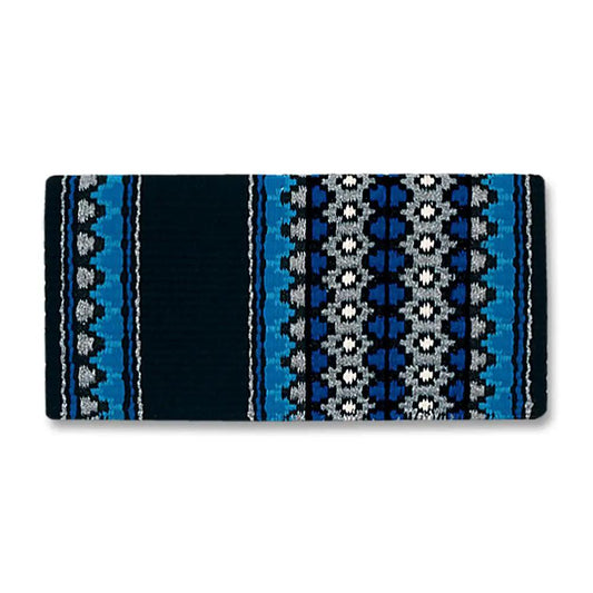 Mayatex Starlight 40x34 Wool Saddle Blanket Native Artwork Design And Vibrant Colors Handcrafted Western Quality by Mayatex