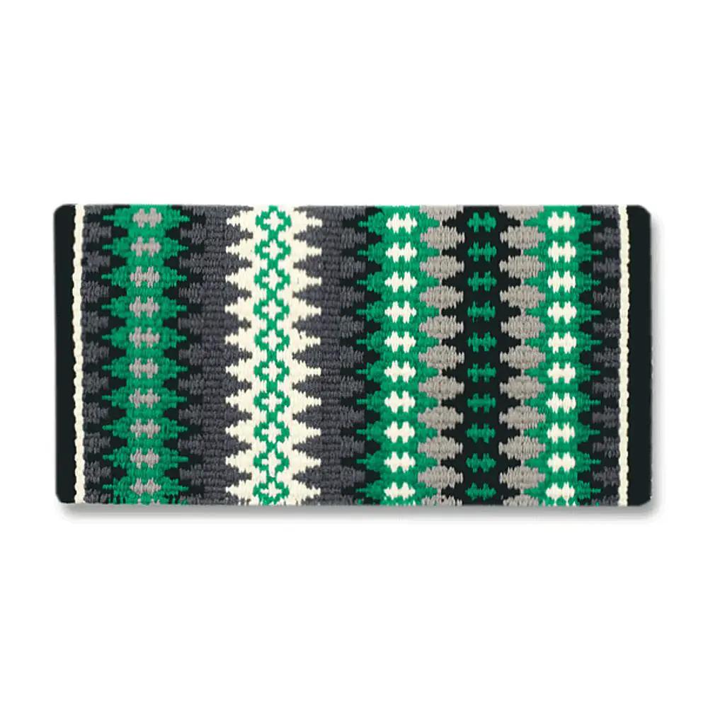 Mayatex Nova 34x38 Wool Blend Saddle Blanket Vibrant Aztec Patterns by Mayatex