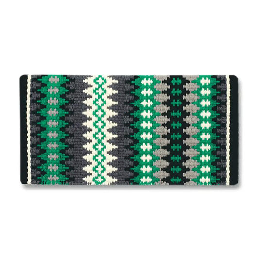 Mayatex Nova 34x38 Wool Blend Saddle Blanket Vibrant Aztec Patterns by Mayatex