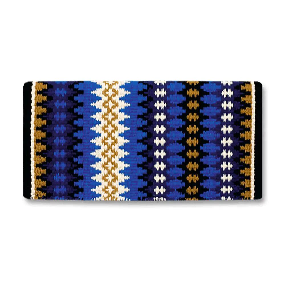Mayatex Nova Wool Saddle Blanket 38x34 Navajo Pattern Multicolor by Mayatex