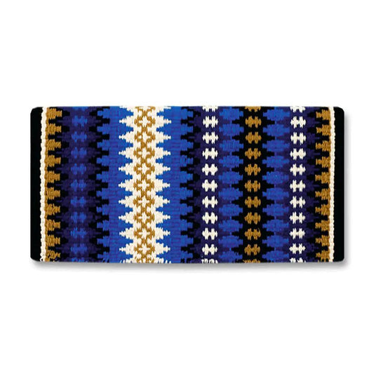 Mayatex Nova Wool Saddle Blanket 38x34 Navajo Pattern Multicolor by Mayatex