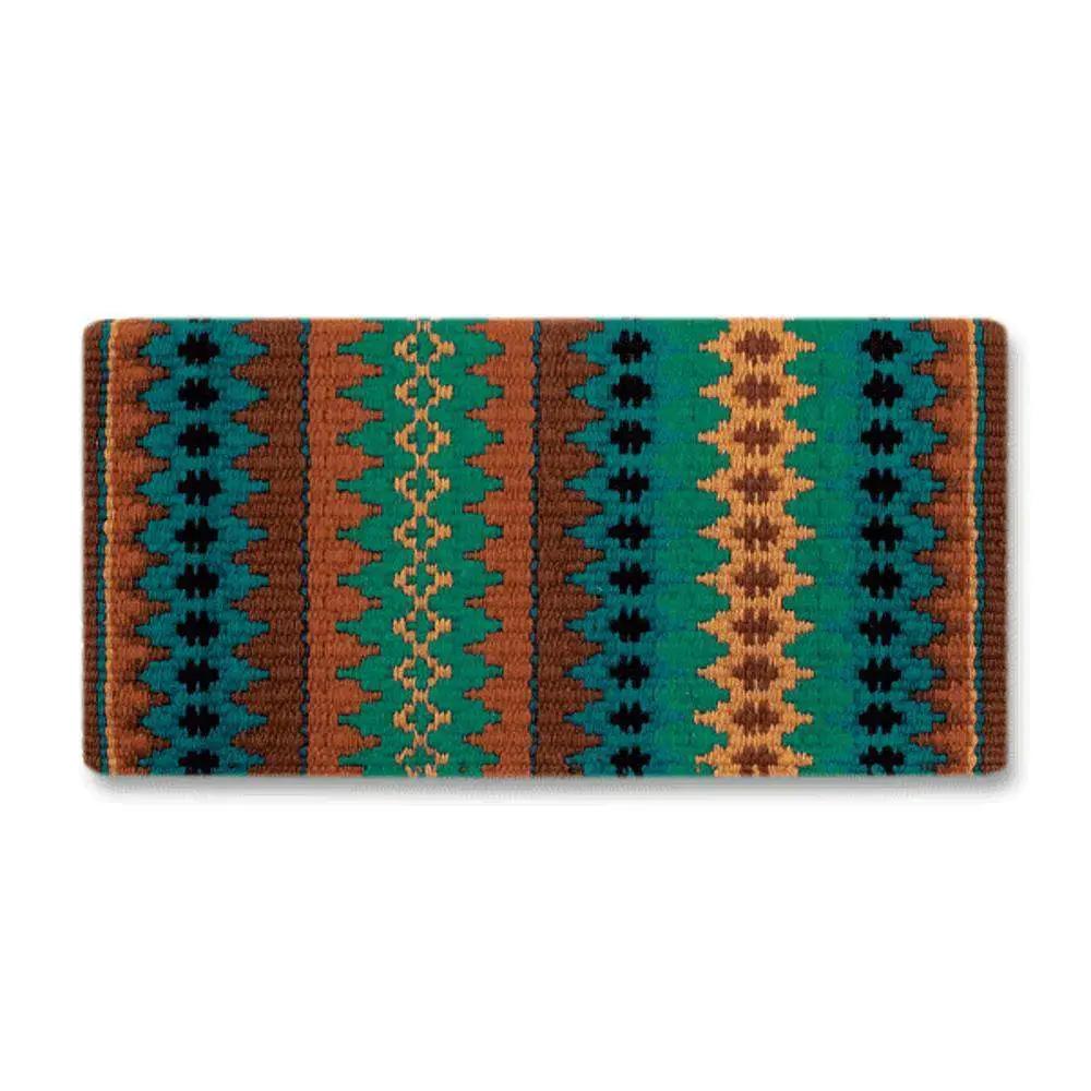 Mayatex Nova 38 By 34 New Zealand Wool Multicolor Saddle Blanket by Mayatex
