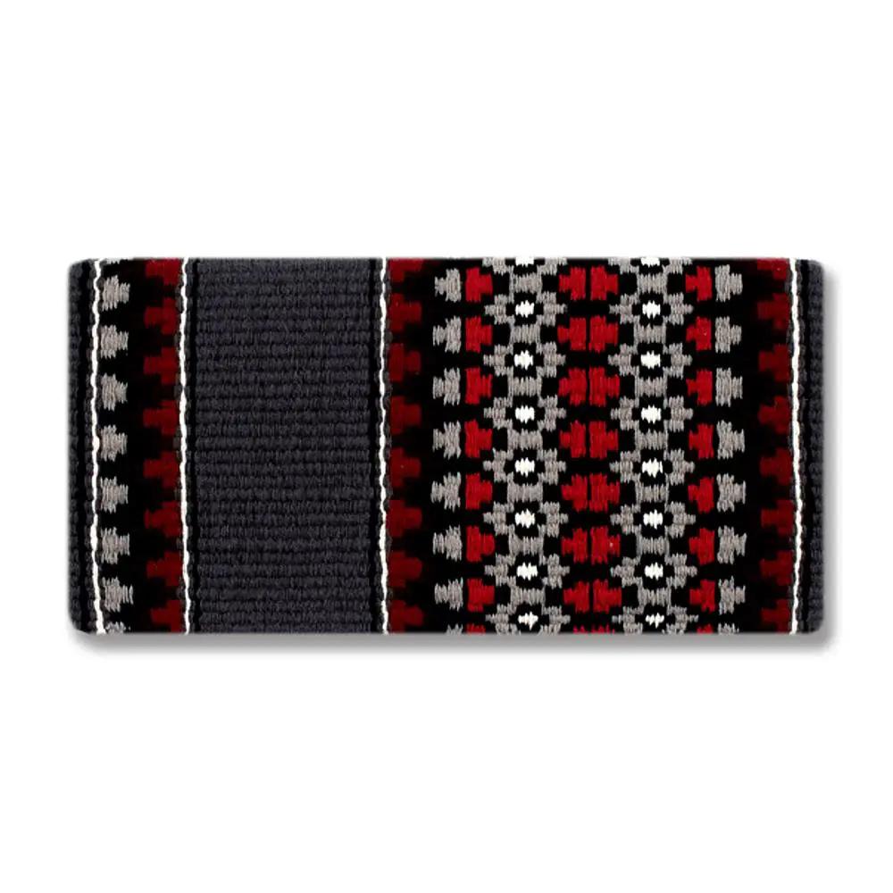 Mayatex Moonlight 1460 4 Saddle Blanket New Zealand Wool 38X34 Black by Mayatex