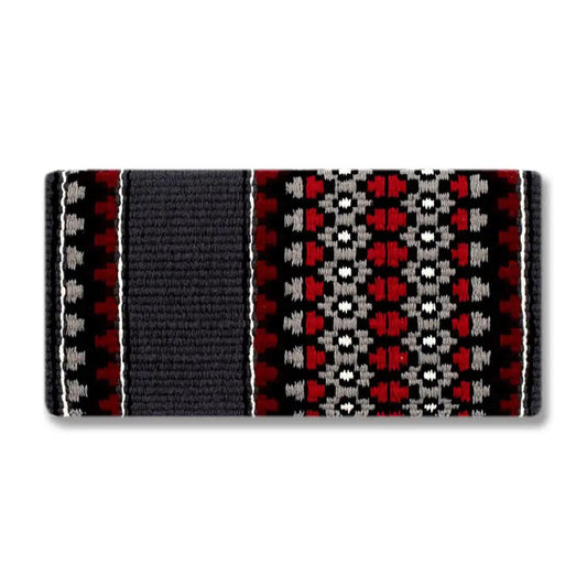 Mayatex Moonlight 1460 4 Saddle Blanket New Zealand Wool 38X34 Black by Mayatex