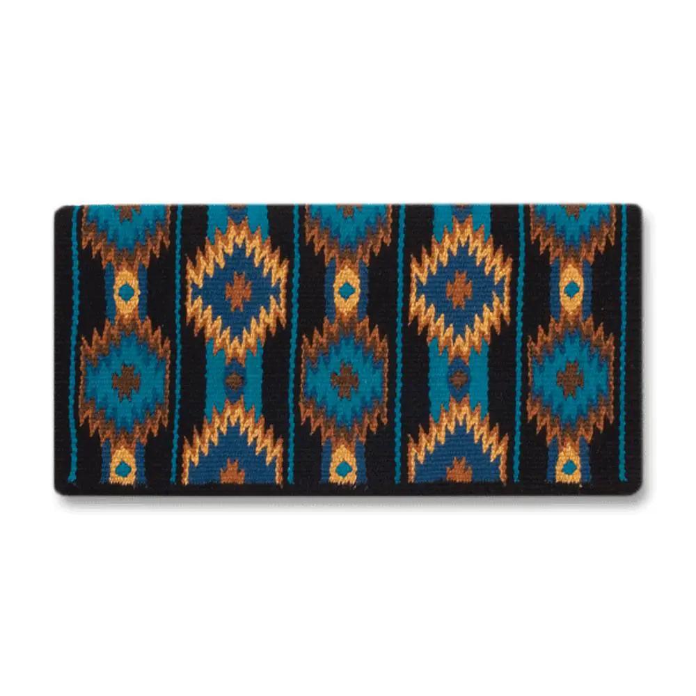Mayatex 2x2 Wool Blend Saddle Blanket Navajo Style New Zealand 38x34 by Mayatex