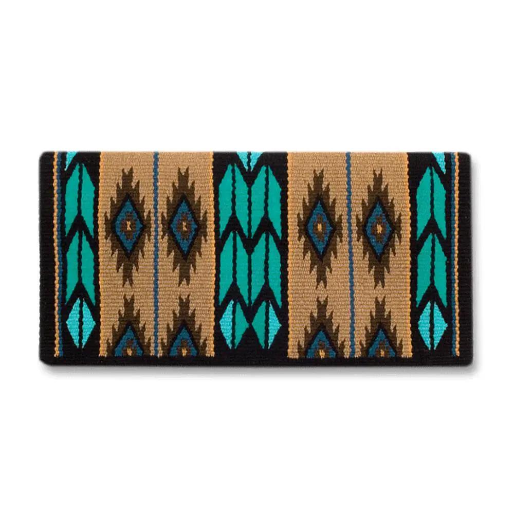 Mayatex Flying Eagle Saddle Blanket 38X34 New Zealand Wool Blend Navajo Aztec Horse Design 7 Color Variants by Mayatex