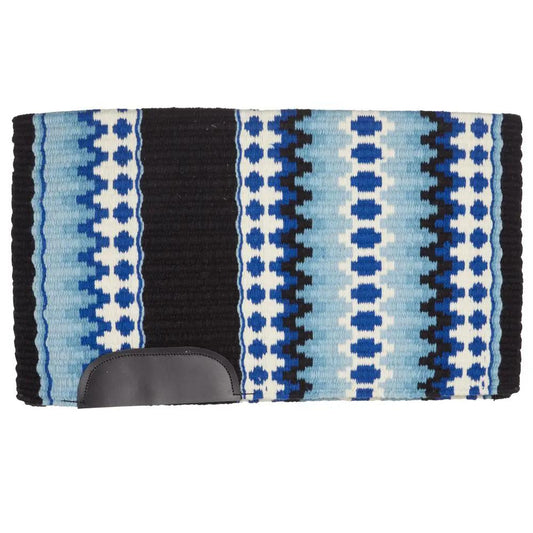 Mayatex Vegas Heavy Weight Wool Saddle Blanket 40x34 New Zealand Wool Royal Blue by Mayatex
