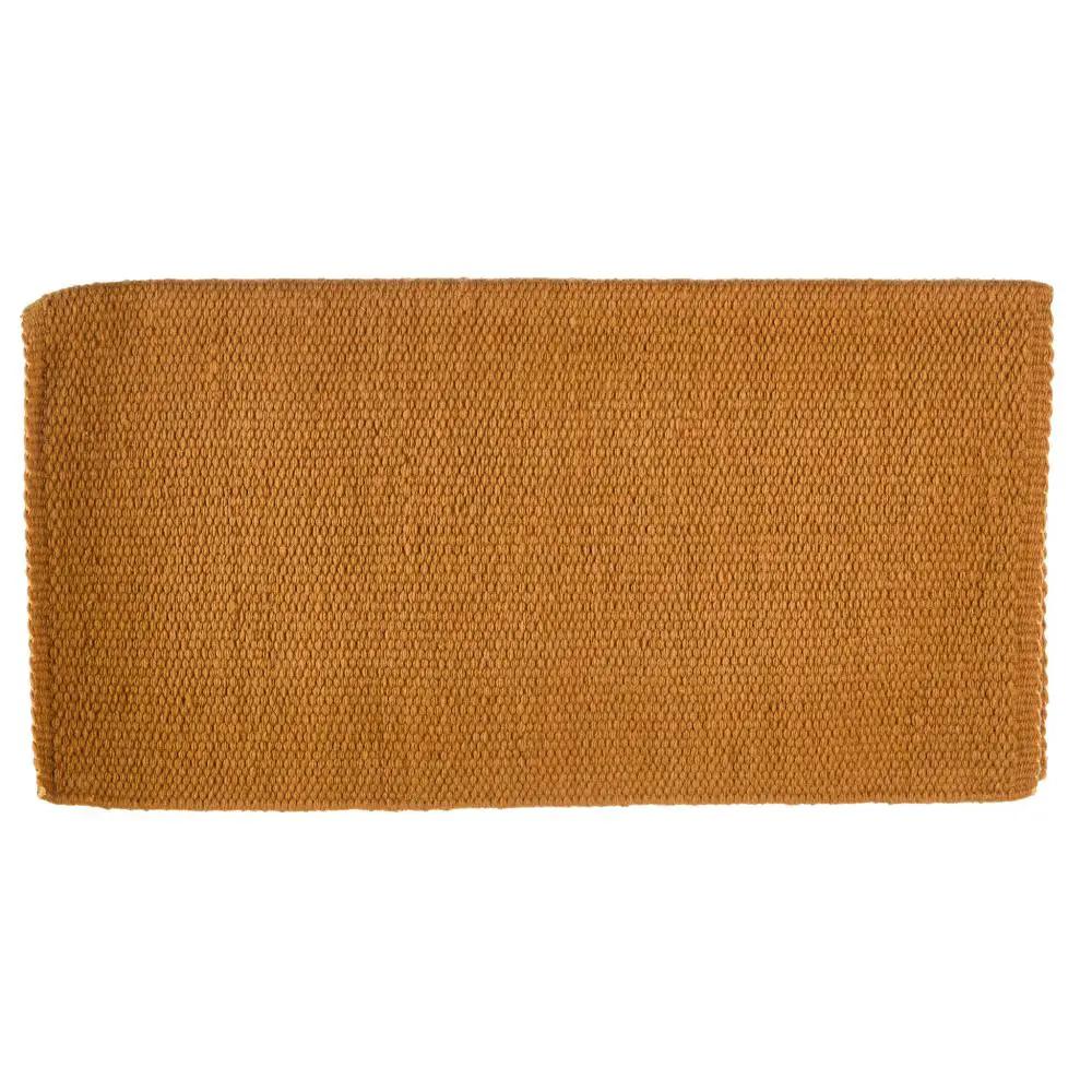 Mayatex San Juan Solid Gold Saddle Blanket 36 By 34 Inches New Zealand Wool 100 Percent Premium Equestrian Quality Heavyweight by Mayatex