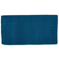 Load image into Gallery viewer, Mayatex San Juan Solid Ocean Blue Saddle Blanket 100% NZ Wool 36x34 by Mayatex
