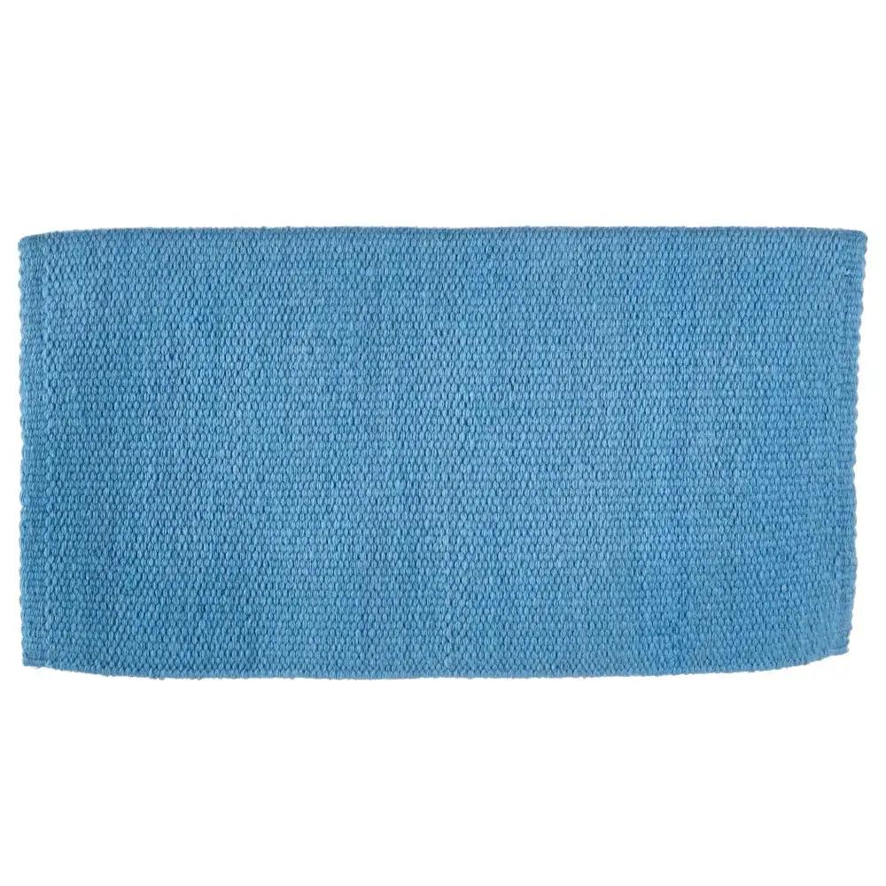 Mayatex San Juan Solid Full Size Saddle Blanket Niagara 36 X 34 New Zealand Wool Poly Core by Mayatex