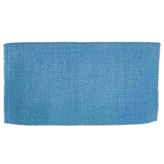 Mayatex San Juan Solid Full Size Saddle Blanket Niagara 36 X 34 New Zealand Wool Poly Core by Mayatex
