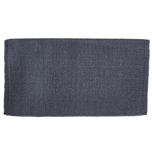 Mayatex San Juan Solid Charcoal 100 New Zealand Wool Saddle Blanket 38 By 34 Inch Oversized Poly Core Comfort Racing by Mayatex