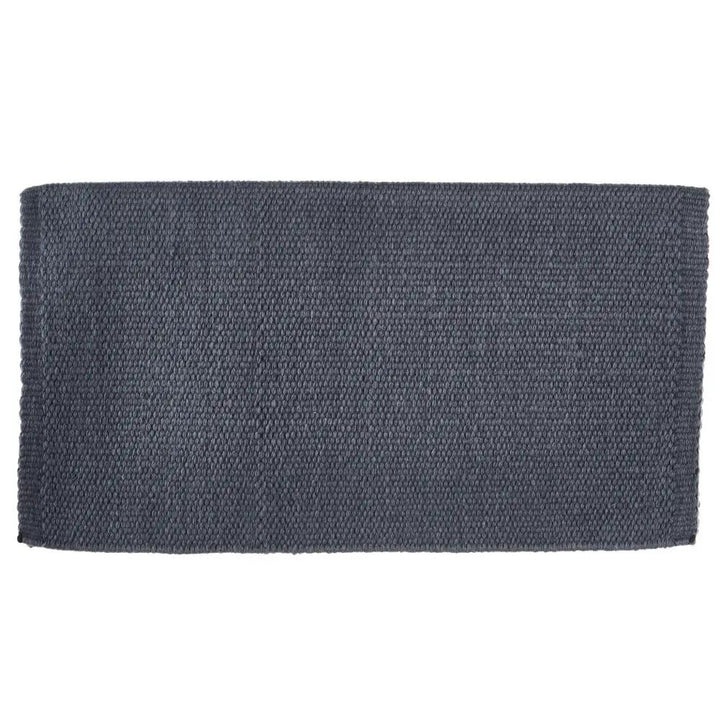 Mayatex San Juan Solid Charcoal 100 New Zealand Wool Saddle Blanket 38 By 34 Inch Oversized Poly Core Comfort Racing by Mayatex