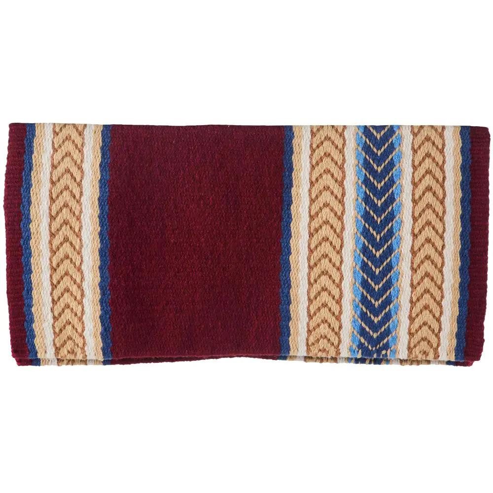 Mayatex Iron Horse New Zealand Wool Saddle Blanket 36x34 Multi by Mayatex