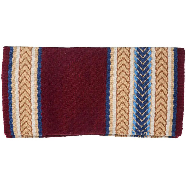 Mayatex Iron Horse New Zealand Wool Saddle Blanket 36x34 Multi by Mayatex