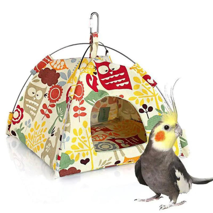 Cozy Hanging Bird Hammock Nest Premium Canvas Soft Enclosed Hideaway by Sell My Stuff