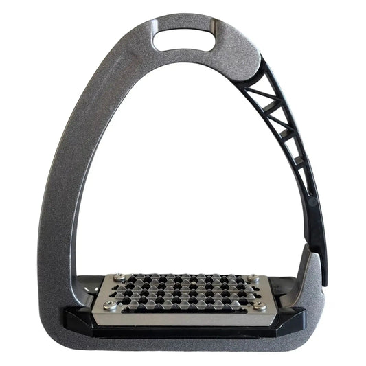 TuffRider Tech Safety Stirrups 1.8lbs- Dark Grey-4 1/2 - from TuffRider